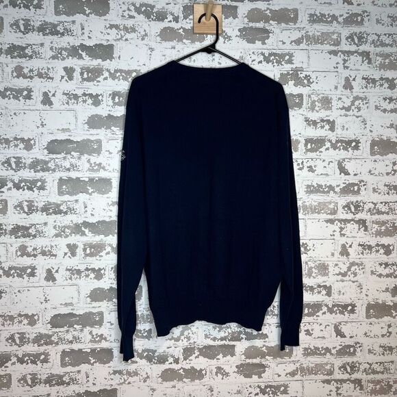 Peter Millar | mens crewneck merino wool and silk blend  sweater - Picture 5 of 6